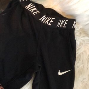 Girls black joggers